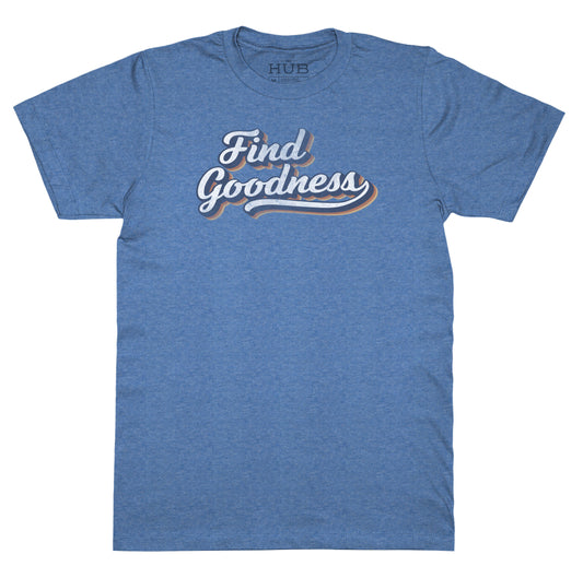 Find Goodness Heather Blue Tee